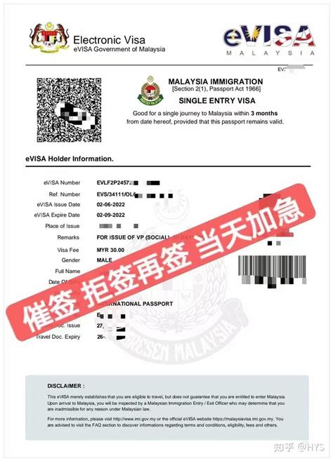 马来西亚个人电子签证攻略一览表-搜狐