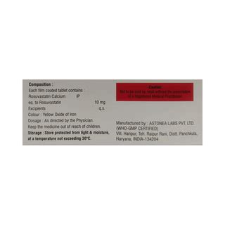 Ro On 10mg Tablet 10: Uses, Side Effects, Price & Substitutes