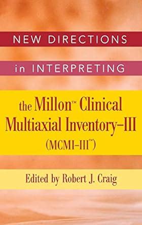 Buy New Directions in Interpreting the Millon Clinical Multiaxial ...