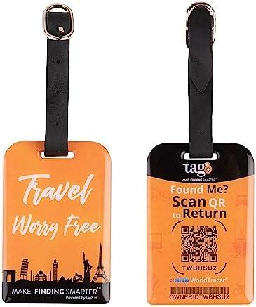 tag8 Bag Security Luggage Tag, Travel Worry Free Luggage Tag with ...