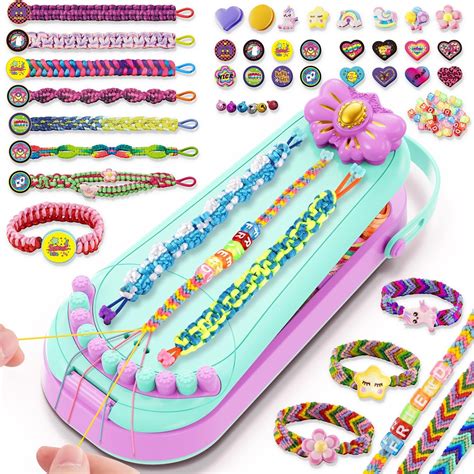 Amazon.com: Hollyhi 2-in-1 Friendship Bracelet Making Kits: DIY Art and ...