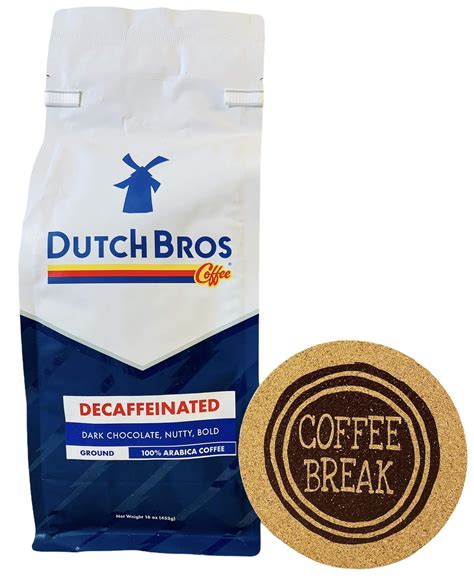 Buy Dutch Bros Coffee Decaffeinated Ground Bag (16 oz) Signature Brazil ...