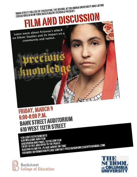 Build Bridges, Not Borders: Film Screening: Precious Knowledge