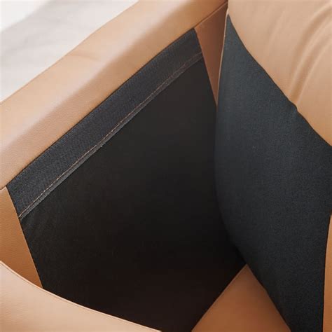 Buy Parque Half Leather 3+2 Seater Sofa Set - Tan from Home Centre at ...