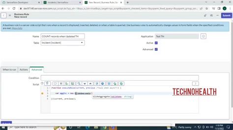 Image result for ServiceNow Background Script Count