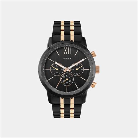 Timex Trendline Men Black Chronograph Watch TWEG32202 – Just In Time