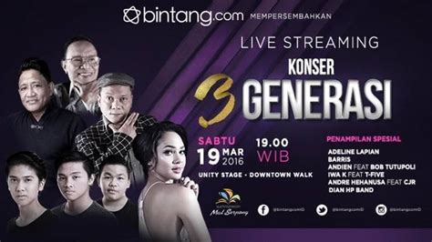 Tonton Lagi Serunya Konser Bintang 3 Generasi