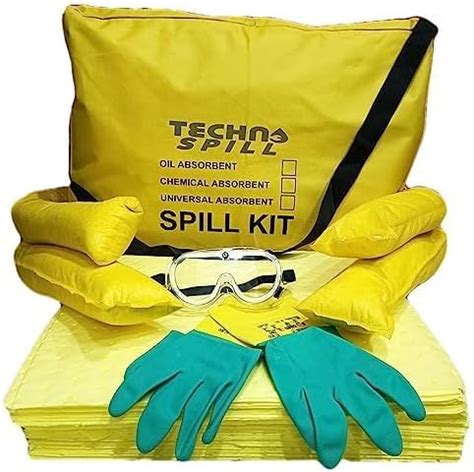 TECHNOSPILL Hazmat Spill Kit 15 LTR (Absorb strong acid,strong base ...