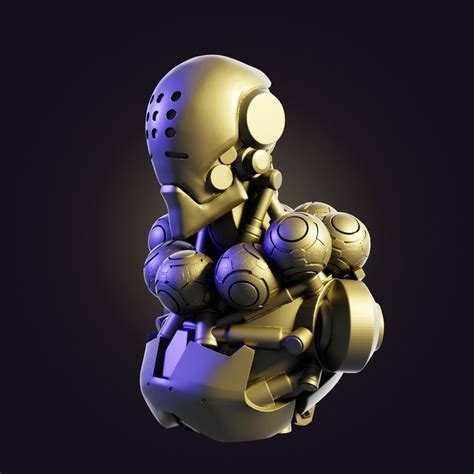 Zenyatta - Overwatch 3D model 3D printable | CGTrader