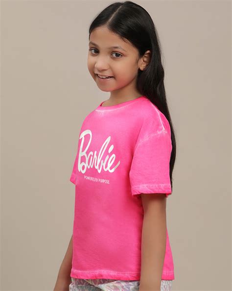Barbie Printed Oversized fit Tshirt For Girls – Kidsville