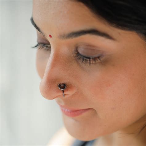 Silver Nose Pin: Buy Silver Nose Rings, Silver Nose Studs at Best ...