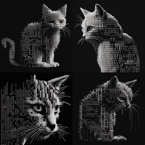ASCII ART – AI CAT – splot