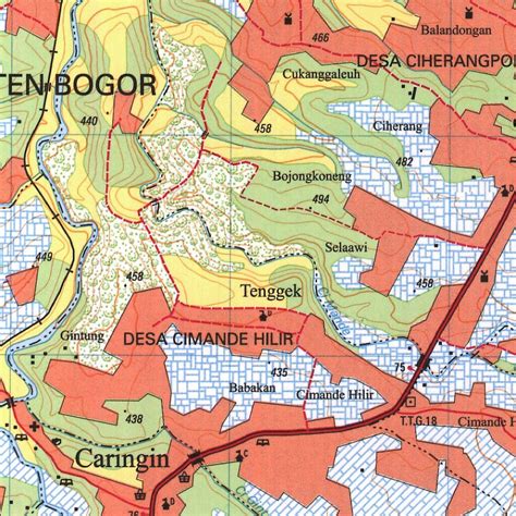 Ciawi (1209-141) map by Badan Informasi Geospasial - Avenza Maps | Avenza Maps