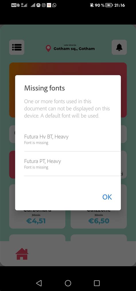 Can someone explain why these 2 fonts are "Missing". I even have them ...