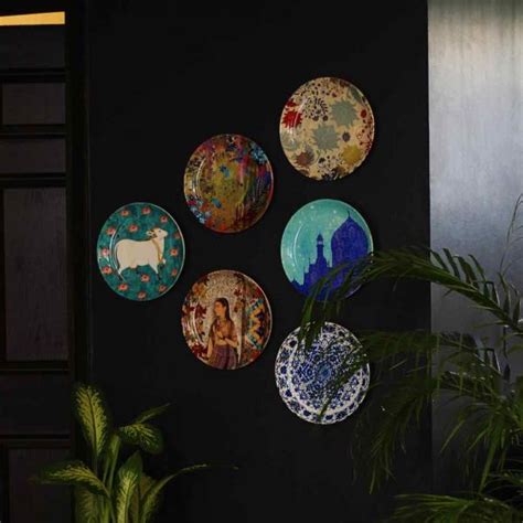 Blue Taj Ceramic Decorative Wall Plate – Mora Taara