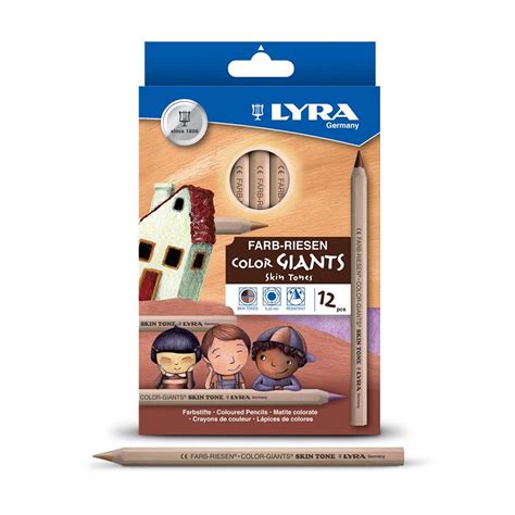 LYRA GERMANY Farb-Riesen Color Giants Skin Tones Art Pencil (Assorted ...