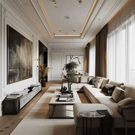 15+ Elegant and Practical Long Living Room Layout Solutions • 333k ...