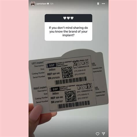 Sami Sheen Removing Her Breast Implants After 2 Years - Here's Why! - Perez Hilton