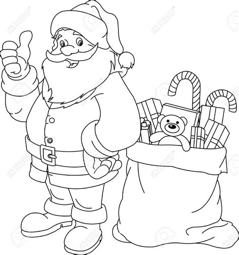 Santa Claus Coloring Pages Printable - Printable Templates