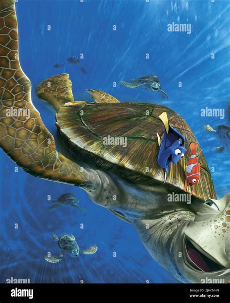 CRUSH, DORY, MARLIN, FINDING NEMO, 2003 Stock Photo - Alamy