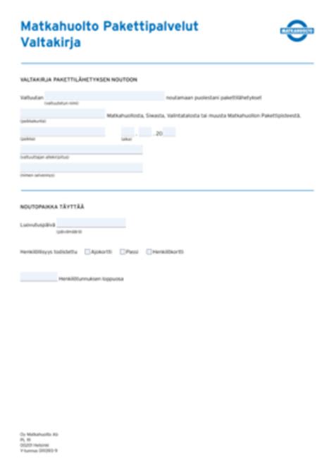 Valtakirja 2020-2025 - Fill and Sign Printable Template Online