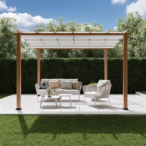 Paragon Outdoor Florence 11-ft 2-in W x 11-ft 2-in L x 7-ft 8-in H ...