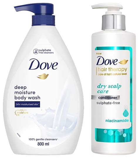 Buy Dove Hair Therapy Dry Scalp Conditioner 380ml Niacinamide Sulphate ...
