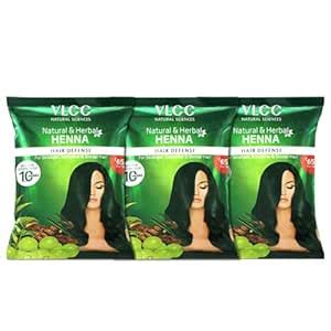 VLCC Natural & Herbal Henna - 120g X 3 (Pack of 3) | Goodness of 10 ...