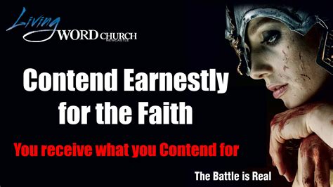 Contend Earnestly for the Faith - My Blog