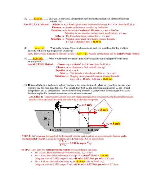 Image result for Vertical Projectile Motion Worksheet