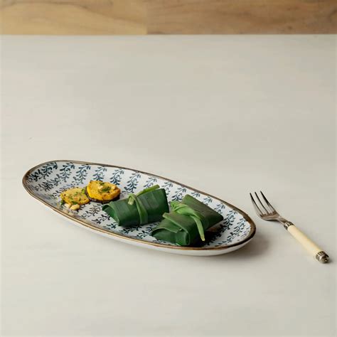 Buy ocean hearts ceramic serving platter- large Online - Ellementry ...