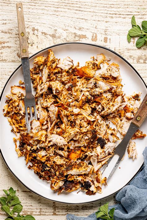 Shredded Chicken Bake Sheet Pan Chicken Nachos Life In The Lofthouse