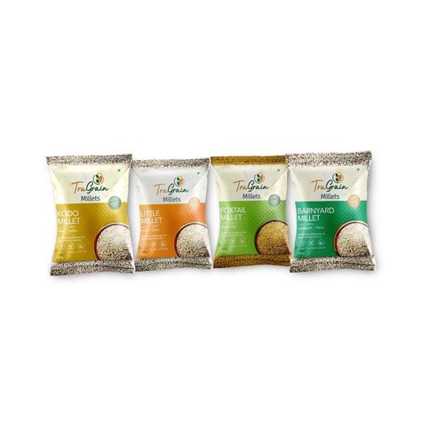 Trugrain Kodo Millet (Unpolished) 20 kg - Combo Pack of 4|Foxtail 5kg ...