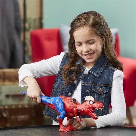 Marvel Spider-Man Web Chompin Spider-Rex Action India | Ubuy