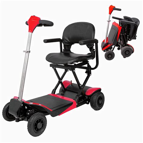 Buy 4-Wheel Electric Mobility Scooter, Automatic Folding Scooter With ...