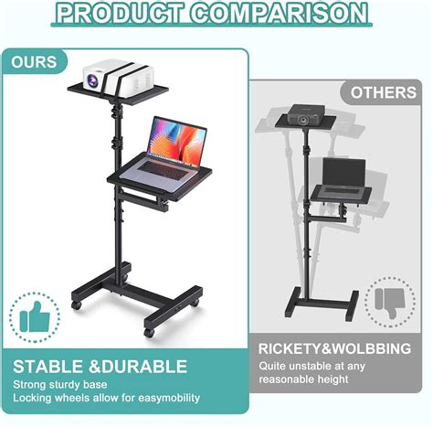 Facilife 2 Shelves Projector Stand Tripod, Height Adjustable India | Ubuy
