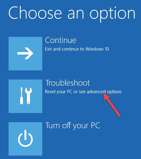Windows Advanced Options 的图像结果