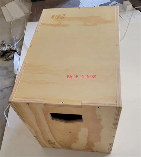 Jumps Training Heavy Duty 3-in-1 Wood Plyometric Box Home Gym Non Slip ...