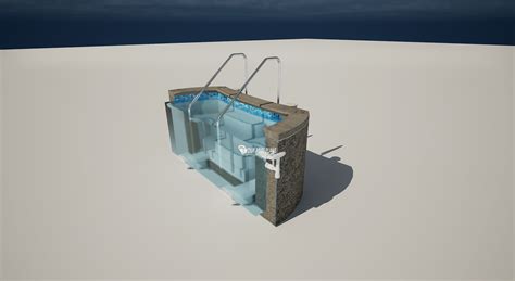 Pool Cross Section 3D Model Creation | Your Pool Plans