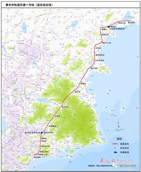 青岛地铁全景规划来了! 1、7、8、11号线有新消息-半岛网