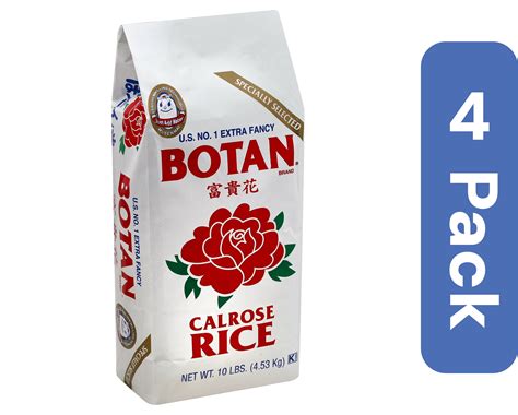 Botan Calrose Rice 10 lb (Pack of 4) - Walmart.com