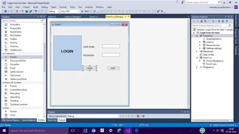 Image result for Visual Studio Create Form