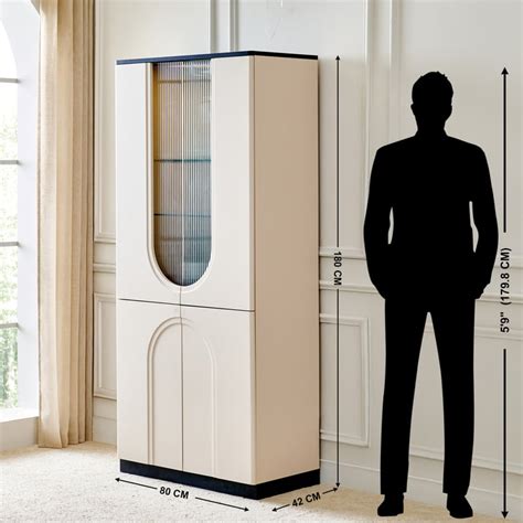 Buy Saga Bar Curio - Cream from Home Centre at just INR 69998.0