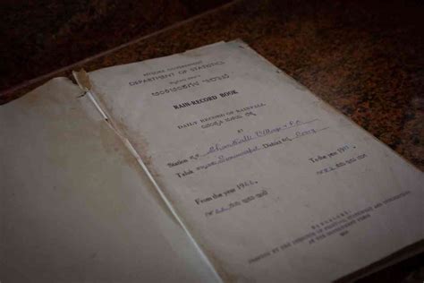 In Karnataka, century-old rainfall records kept by coffee farmers help ...