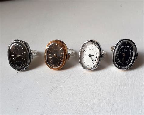 Vintage Ring Watch ,gold Ring Watch ,soviet Watch ,ukrainewatch , Gold ...