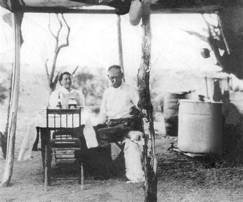 Wyatt Earp and Wife Josie Marcus at Happy Days Gold Mine California ...