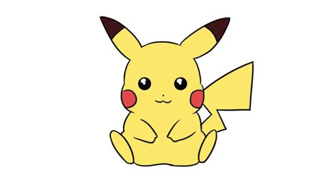 怎样画皮卡丘 How to draw Pikachu 【皮卡丘简笔画】