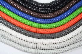 Coiled cords manufacturer in India / Coiled Cables / Retractable Cable ...