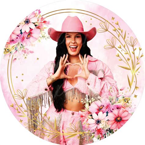 Painel de Festa Redondo sublimado Ana castela rosa - Faz a Boa!