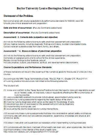 Image result for Nursing Problem Statement Examples